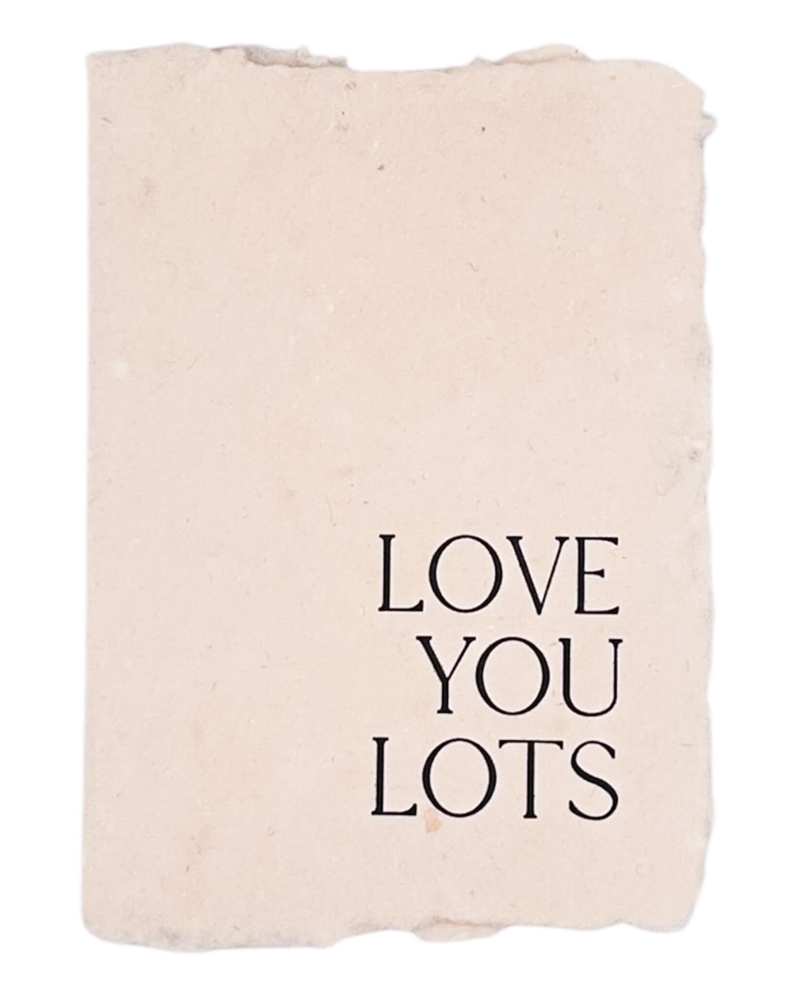 Love you lots card
