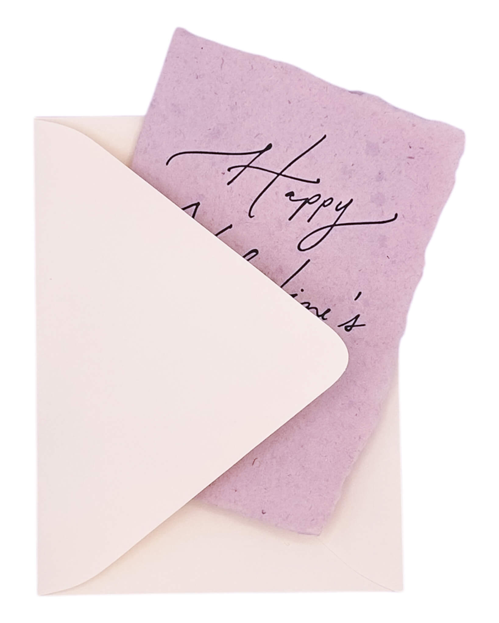Handwritten “Happy Valentine’s Day” Card Mauve