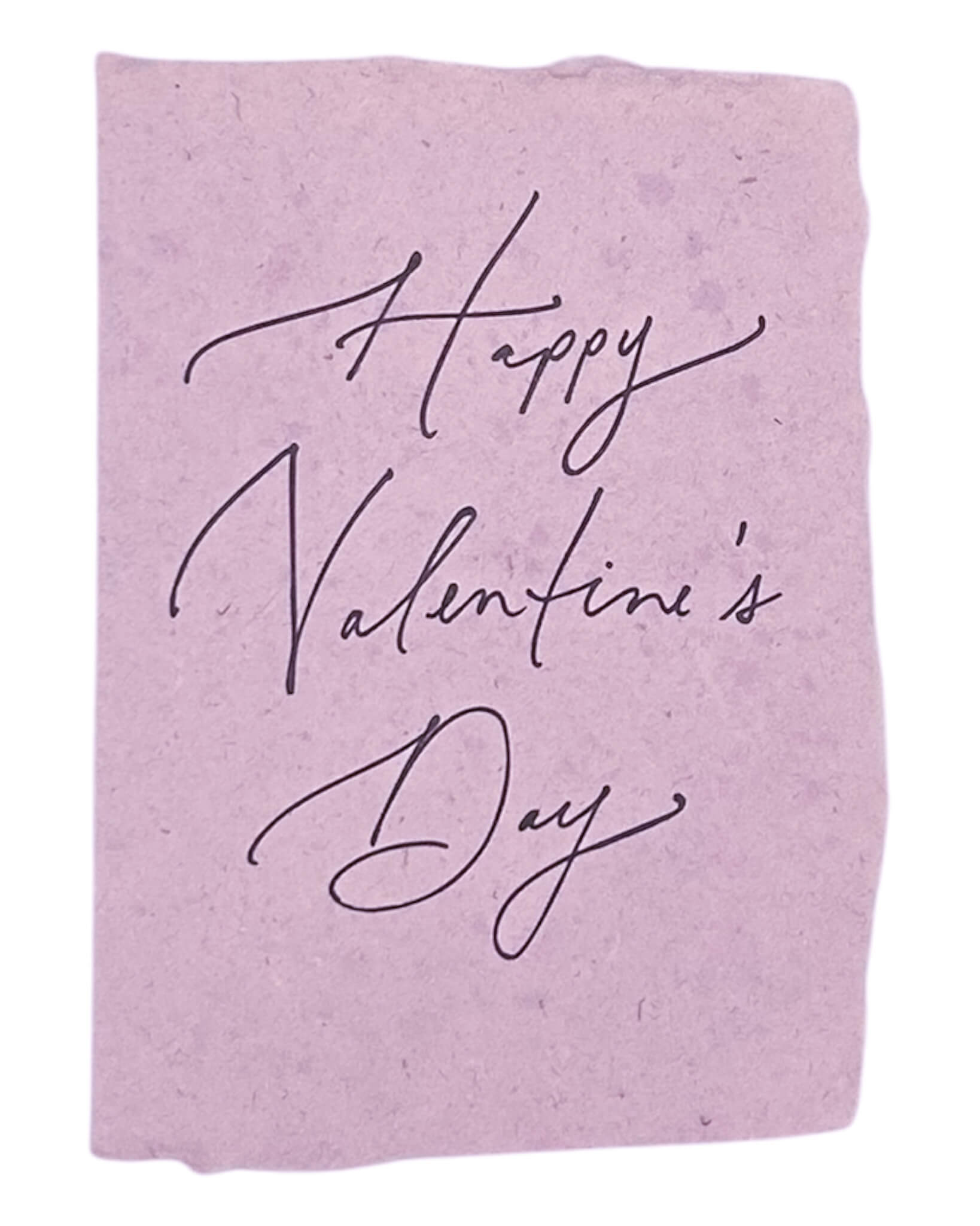 Handwritten “Happy Valentine’s Day” Card Mauve