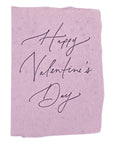Handwritten “Happy Valentine’s Day” Card Mauve