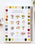 Bouquets watercolor workbook