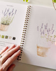 Garden watercolor workbook