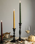 Beeswax Taper Candles – Dripless & Handmade in USA: Teal / 8"