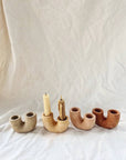 Rising Candle Holder: Terracotta