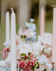 Beeswax Taper Candles – Dripless & Handmade in USA: Sky Blue / 8"