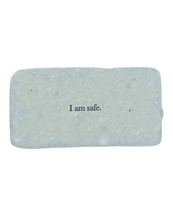 I am safe affirmation card