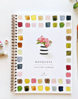 Bouquets watercolor workbook