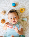 Donut Natural Rubber Teether and Rattle