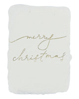 merry christmas petite note card