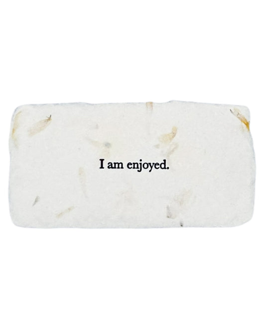 I am enjoyed affirmation card