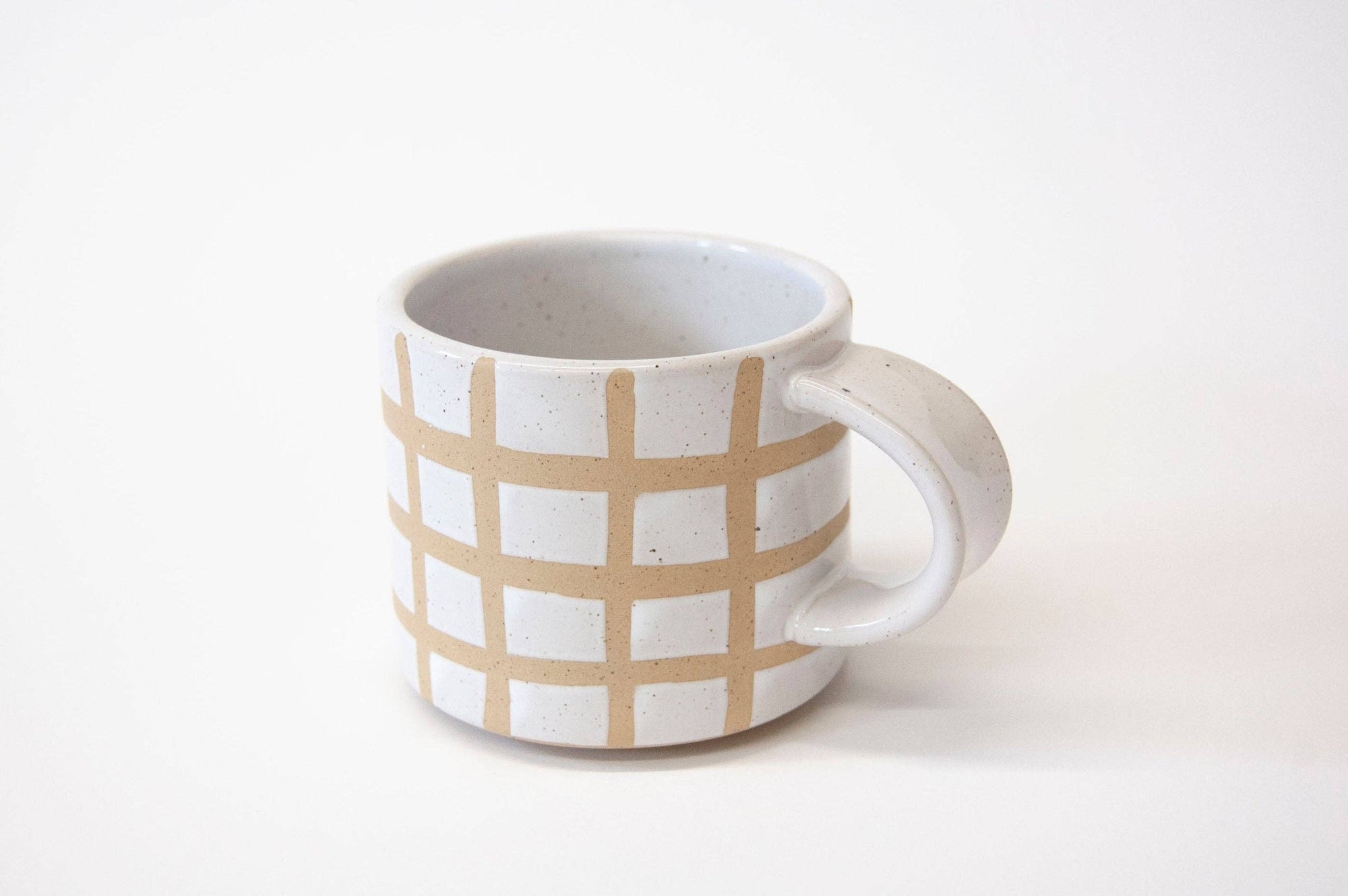 Speckle Grid Mug with Lid
