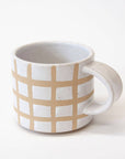 Speckle Grid Mug with Lid