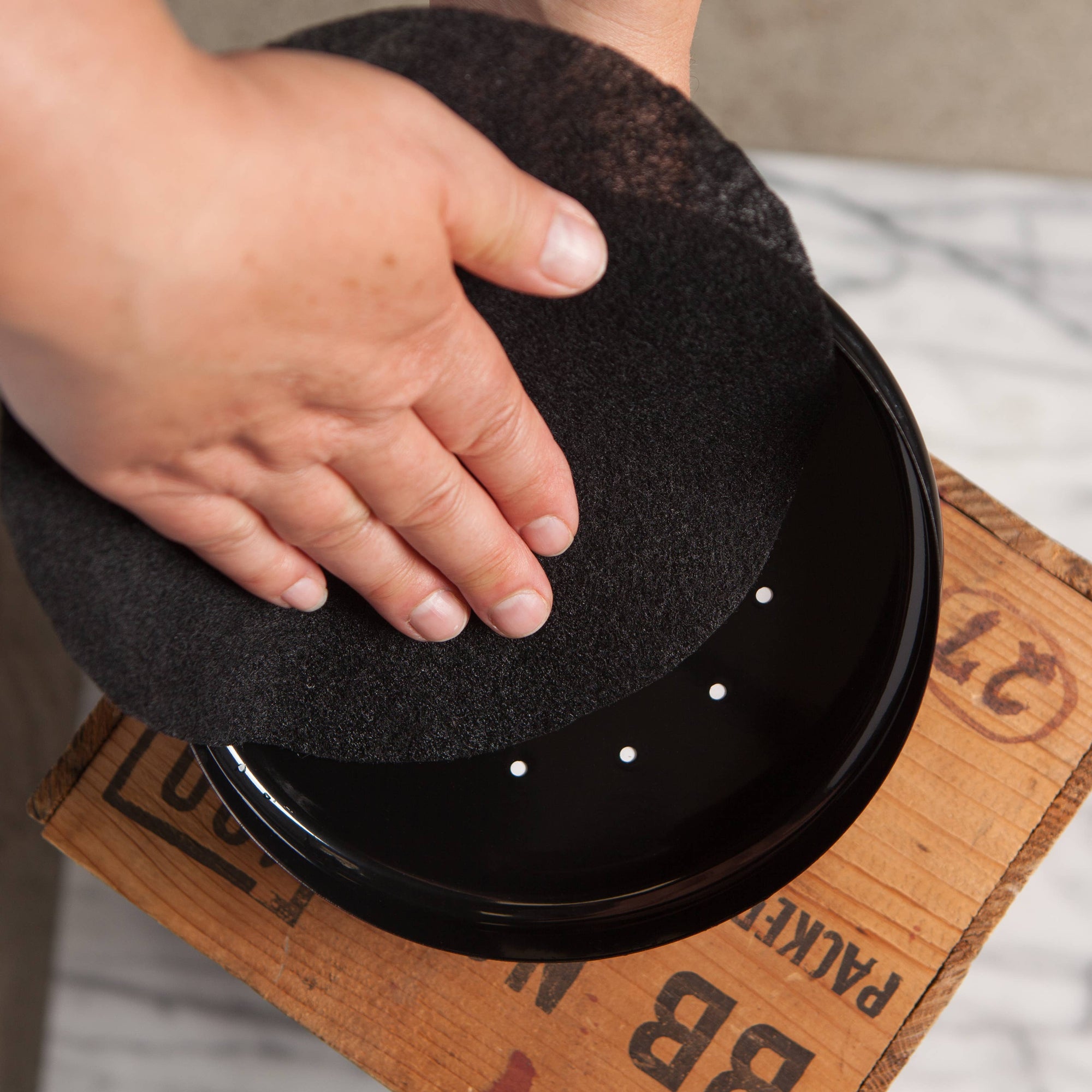 Steel Compost Bin Vintage Ivory - 1.25 Gallon