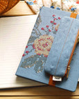 Cross Stitch Flowers Embroidered Journal Notebook