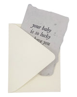 your baby is so lucky card