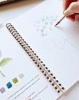 Flowers watercolor workbook