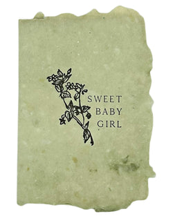 sweet baby girl card