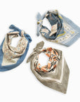 Orchard Flutterby Bandana - Olive & Peach