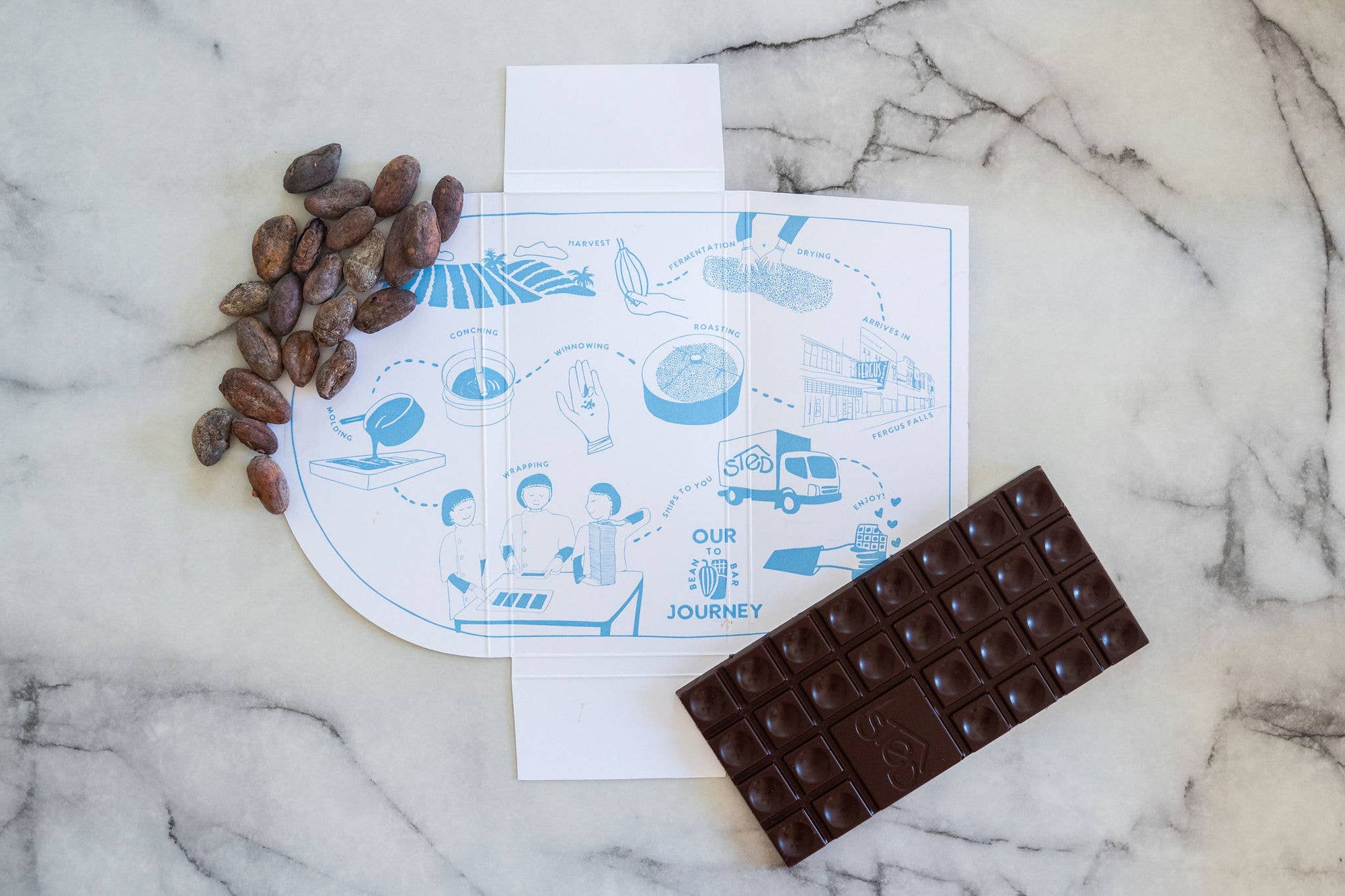 Mini French Grey Sea Salt Chocolate Bar