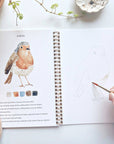 Birds watercolor workbook