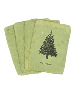 merry christmas tree petite note card