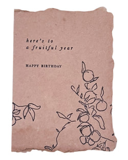 fruitful year happy birthday card