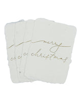 merry christmas petite note card