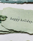 Holiday tags // place cards // tiny notes (faire)