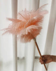 Pink Ostrich Feather Duster: S