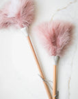 Pink Ostrich Feather Duster: S
