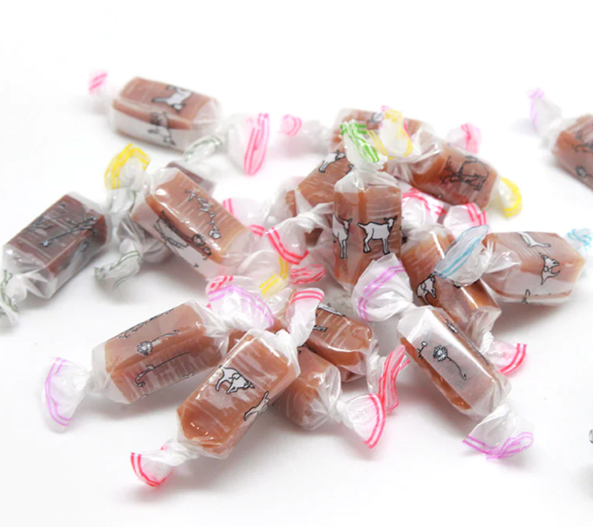 Goat Milk Caramel: Raspberry Rhubarb