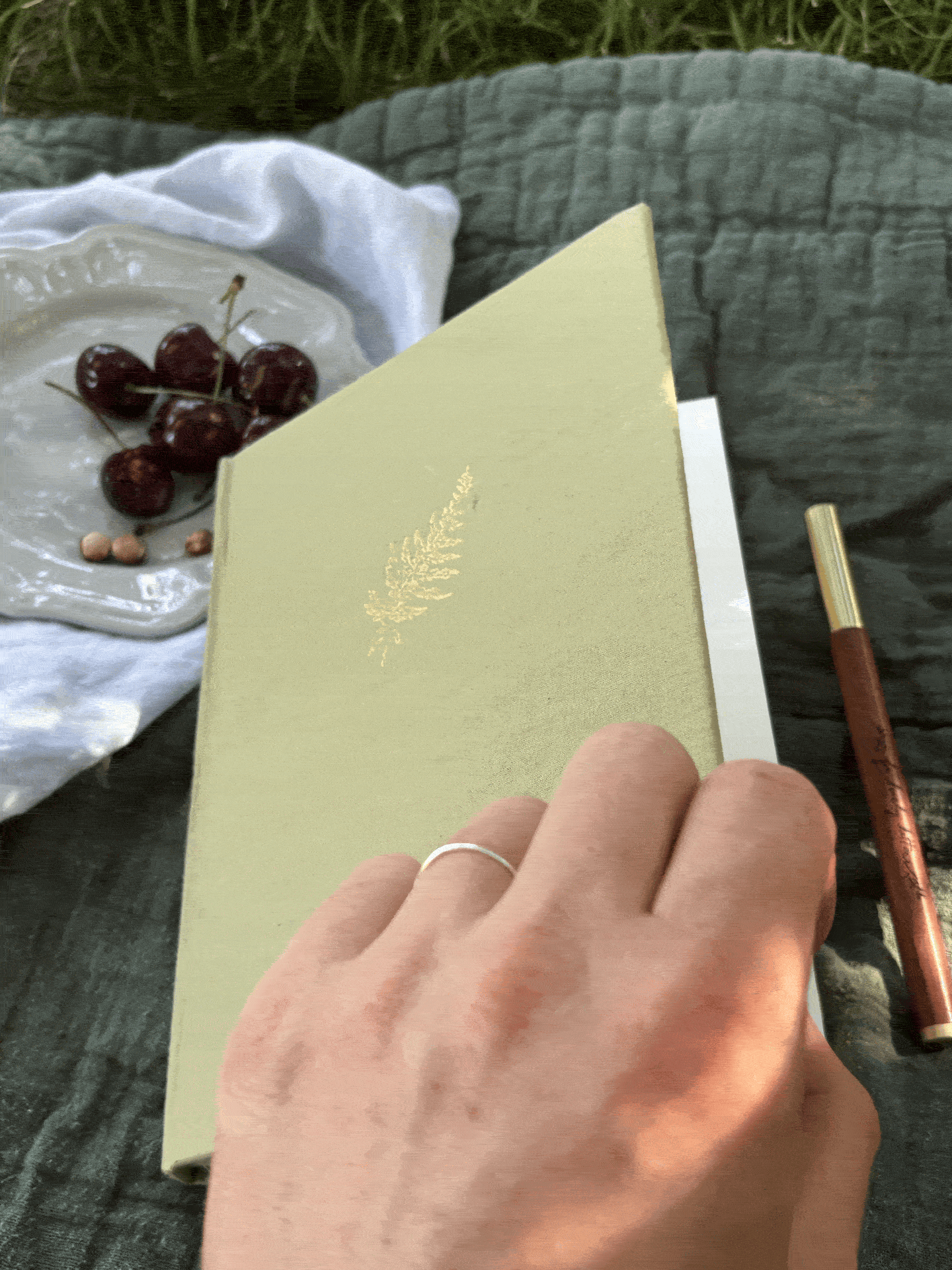 Artisan Journals w. Plant-Dyed Cotton and Handmade Paper