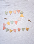 Patterned Heart Paper Garland