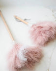 Pink Ostrich Feather Duster: S