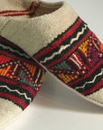 Moroccan Kilim Slippers: Large