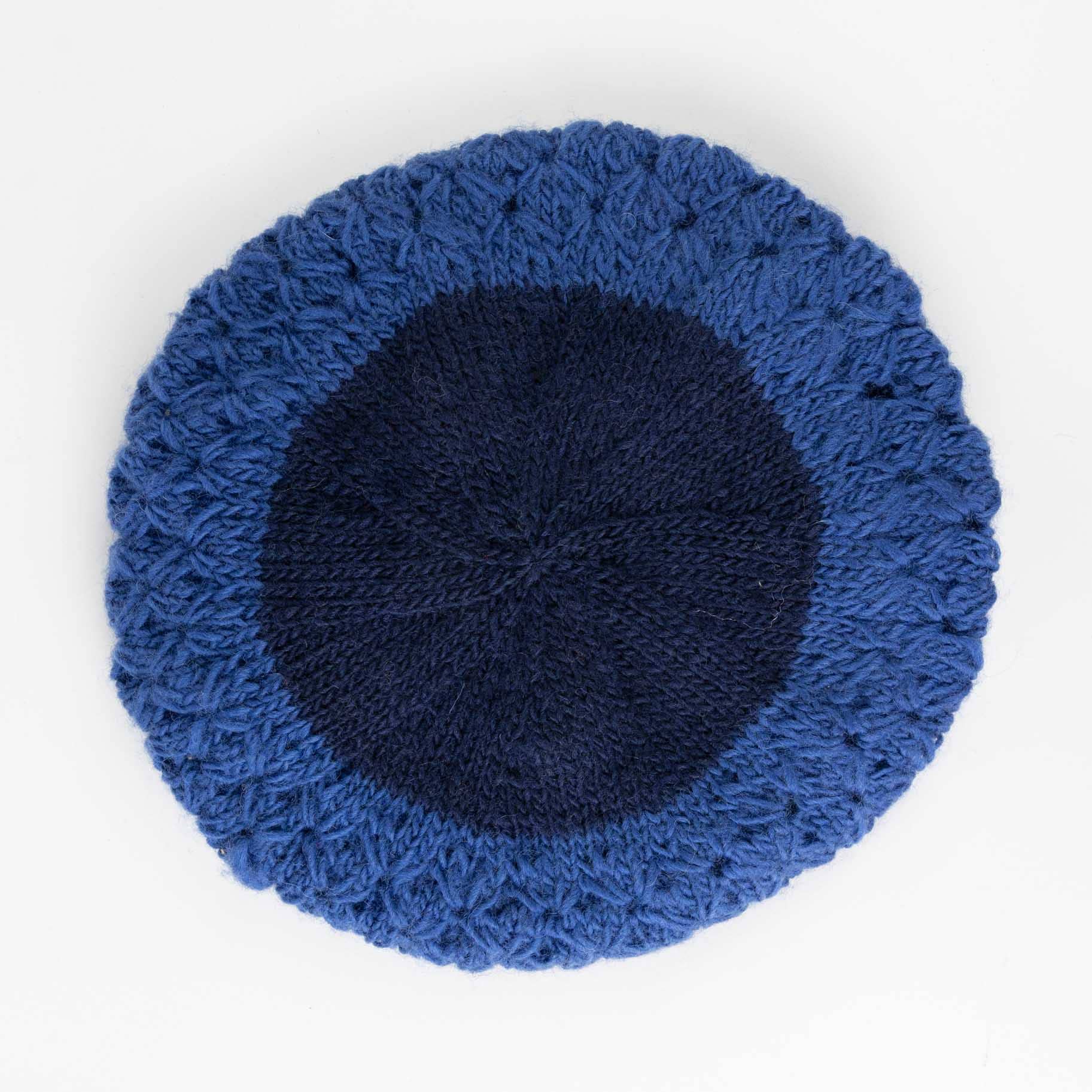 * Blueberry Wool Beret