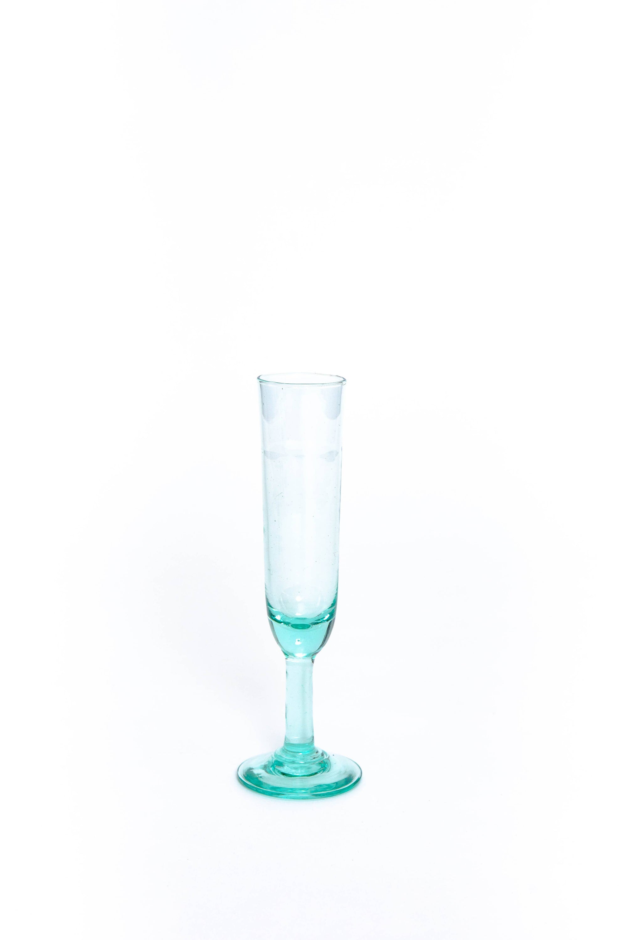 Handblown Champagne Flute Glass