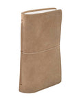Suede Journal W/ Organic Cotton Paper Small: Taupe