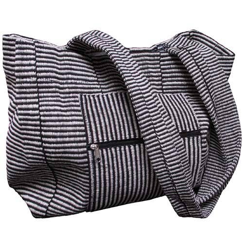 Cotton Weave "To Go" Tote