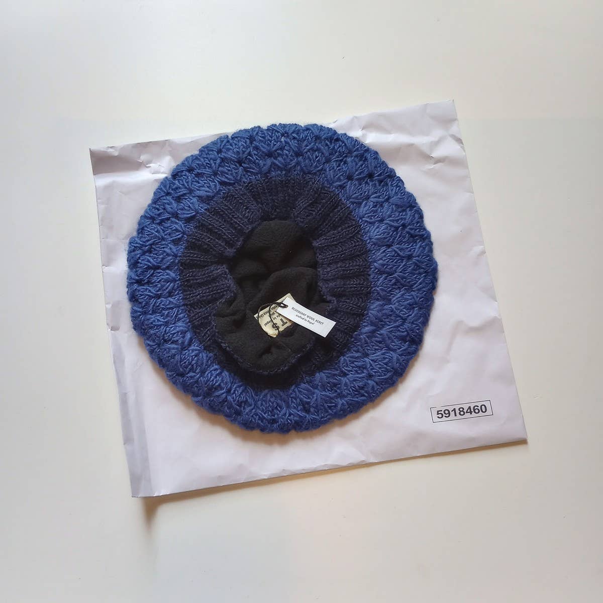 * Blueberry Wool Beret
