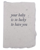 your baby is so lucky card