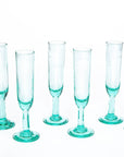 Handblown Champagne Flute Glass