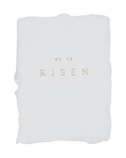 He is risen mini art print