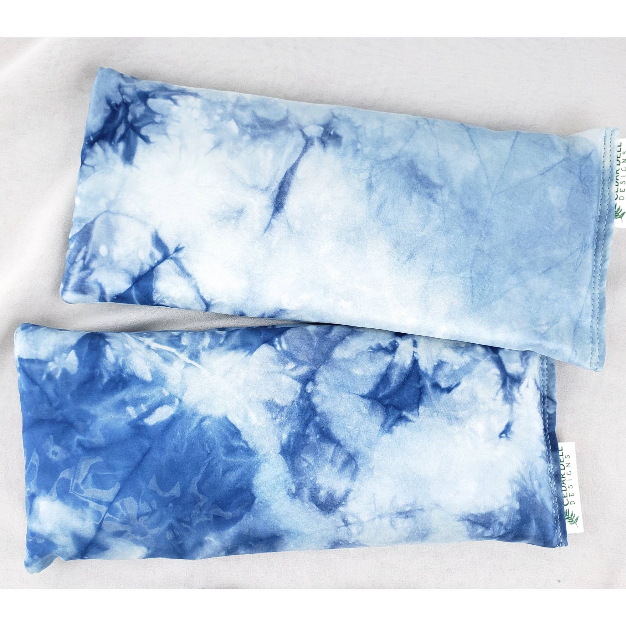 Naturally Dyed Silk Eye Pillow with Organic Filling: Multicolor Speckes