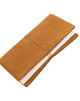 Suede Journal W/ Organic Cotton Paper Small: Cognac