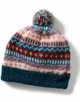 Folklore Knit Winter Pom Hat