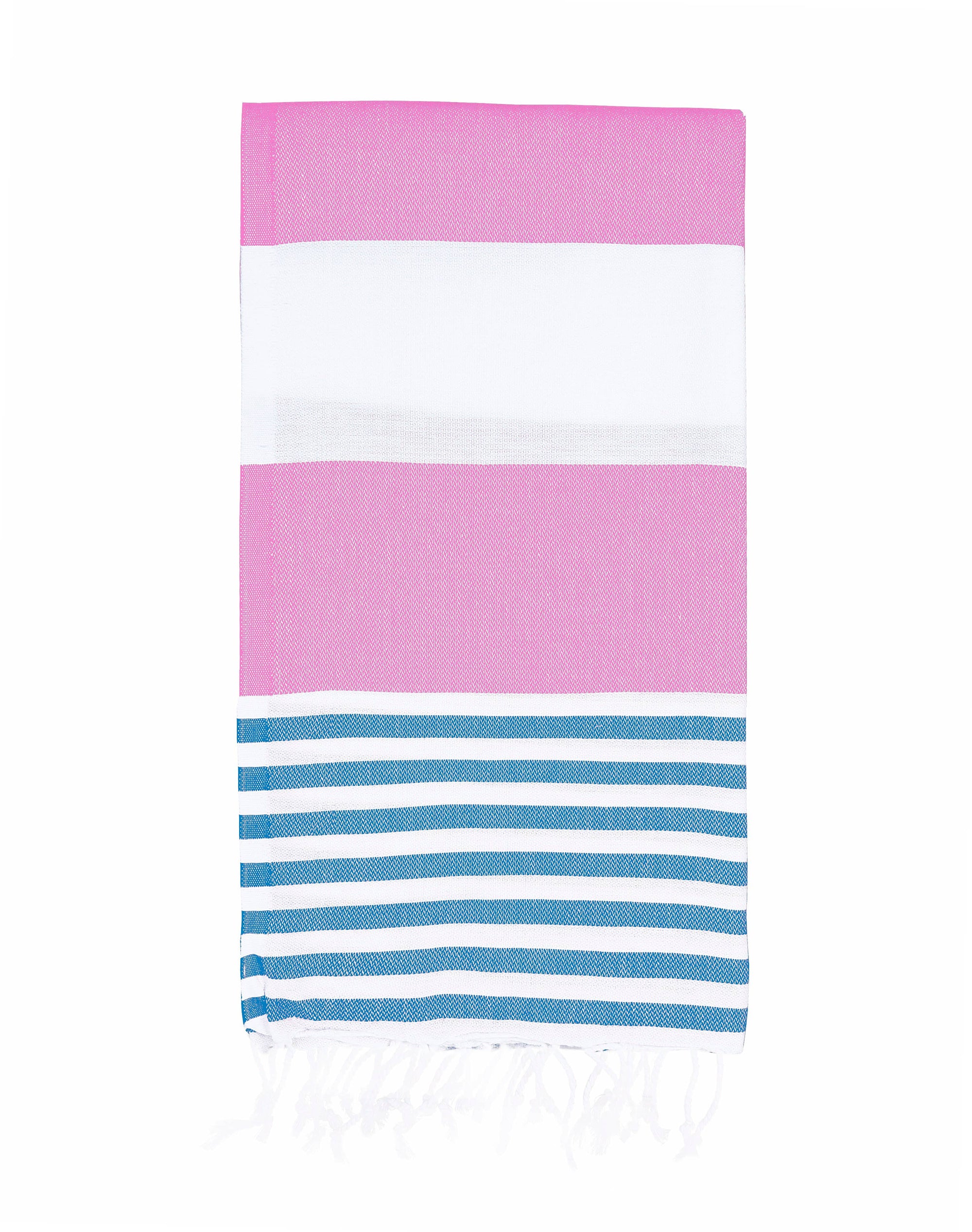 Light Weight 100% Cotton Beach Towels - Orange/Pink