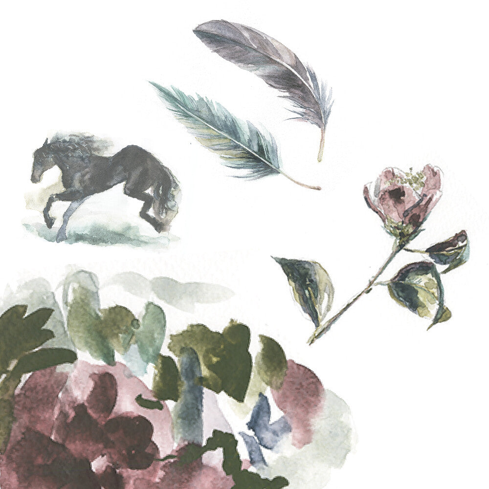 6 Color Graphite Paint Set