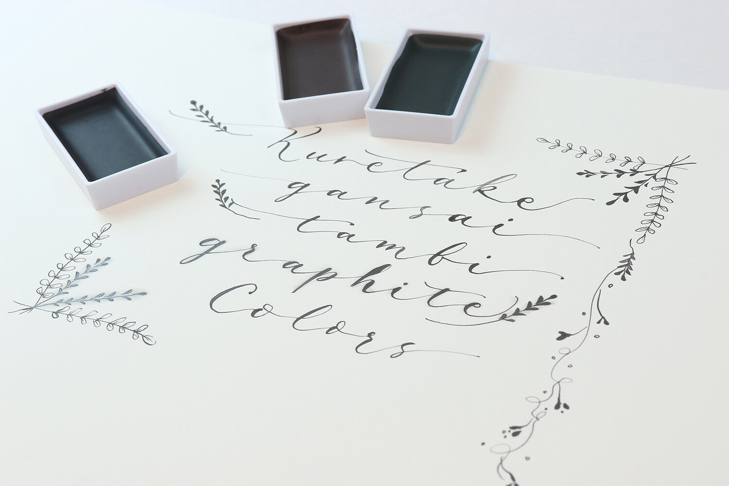 6 Color Graphite Paint Set