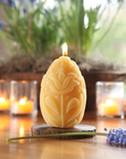 100% Beeswax Bunny Candle